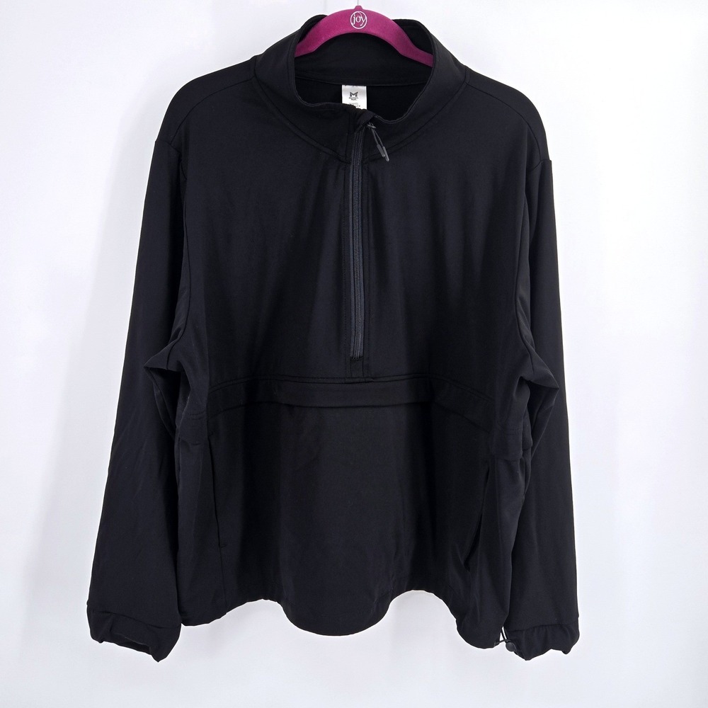 Member's Mark Women's Black Travel Pullover Quarter Zip XXL